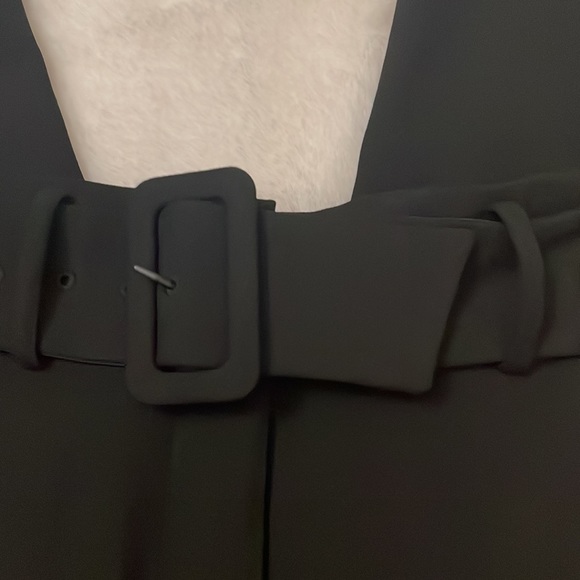 New Aritzia Ten By Babaton Black Supernova Trouser Belted Pants - Picture 4 of 9